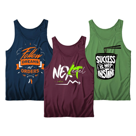 Pack Of 3 Dri-Fit NEXT LEVEL Tanktops